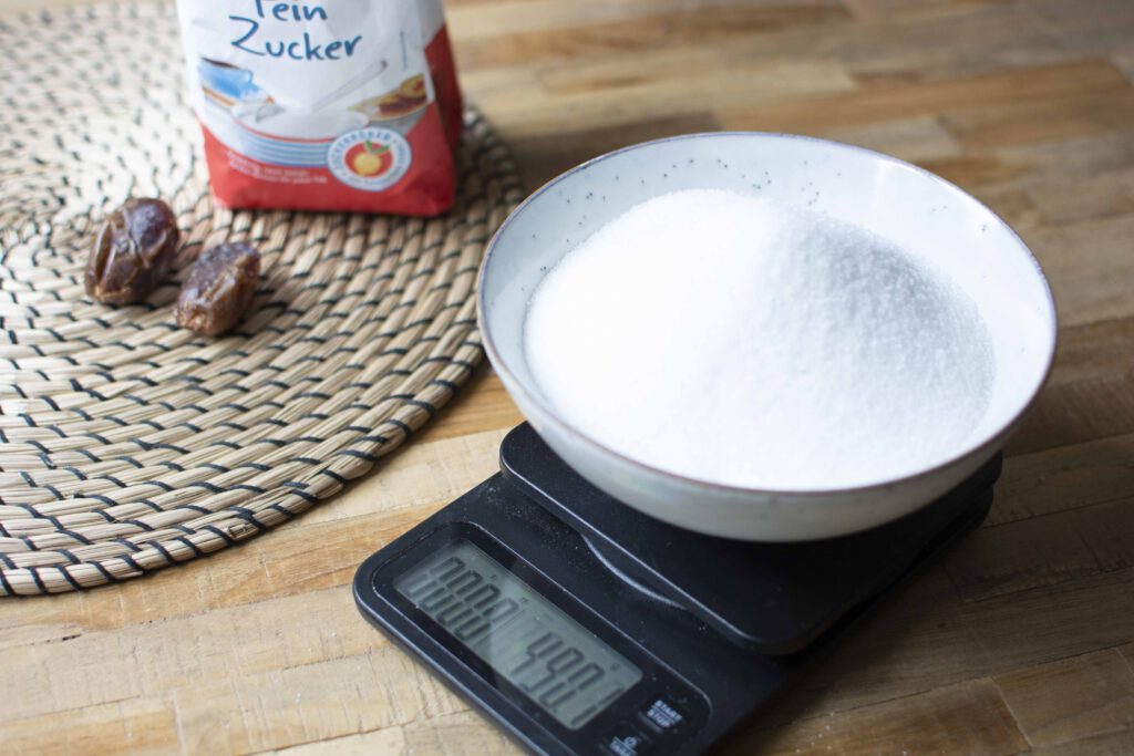 Die Dattel-Methode entspricht fast einem halben Kilo Zucker 
